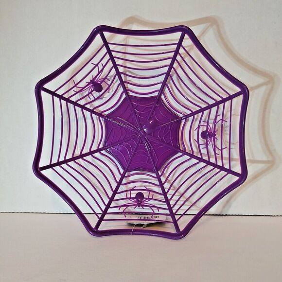 Novelty Bowl Tong Set Spider Web Insect Skeleton Bones Holiday Party Tableware - Picture 10 of 16